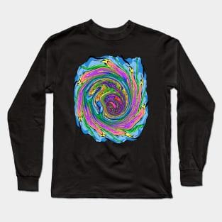 Marble abstract Long Sleeve T-Shirt